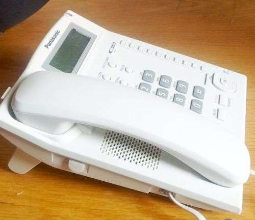 Panasonic Corded Phone. Model KX-TS880SA. Supports Call ID and Headphone