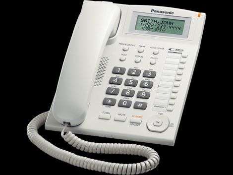 Panasonic Corded Phone. Model KX-TS880SA. Supports Call ID and Headphone