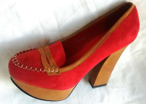Elegant, High Heels Suede Shoes Sizes 5