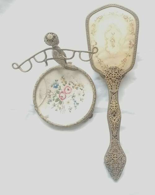Vintage Hair Brush Set - Rare Find