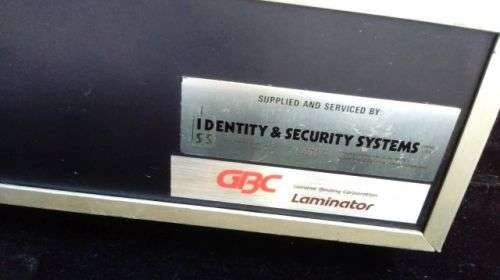 GBC Laminator. Good Working Order