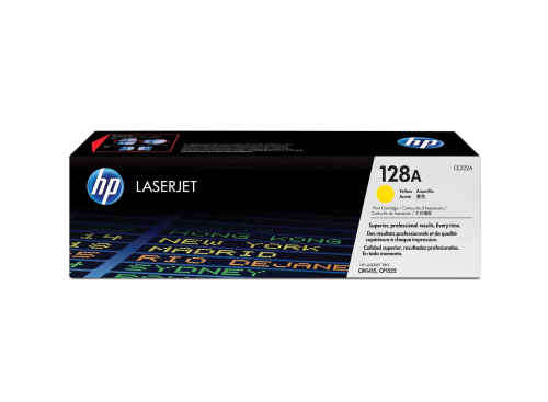 HP 128A (CE322A) Yellow Original LaserJet Toner Cartridge