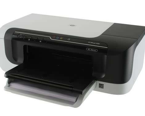 HP Officejet 6000 with all cables. Working. Cartridges depleted