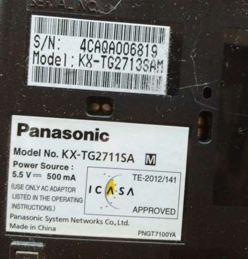 Panasonic Trio Digital Cordless Phones - Telephone KX-TG2711