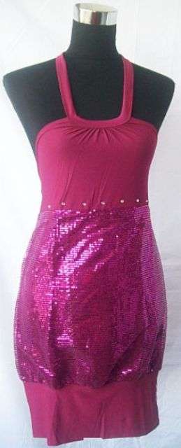 Sleeveless Pink Dress Top,  Size 34