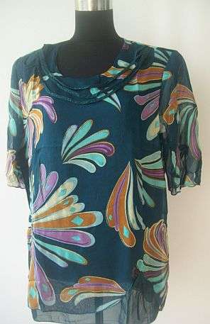 Elegant Chiffon Top - Summer Wear. Size 38