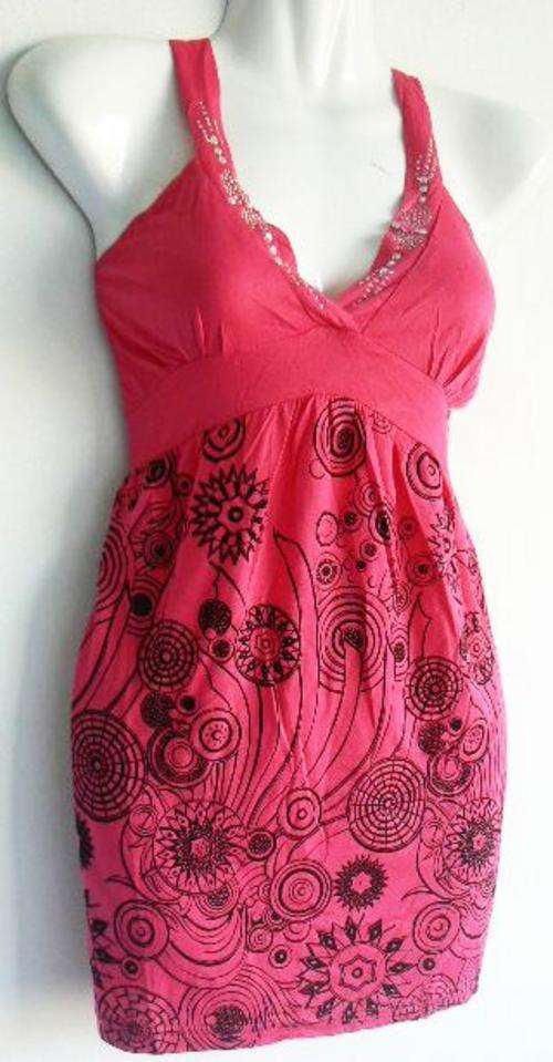 Halter Neck Pink Top. To Fit Size 34