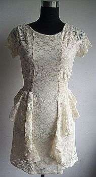 Lined Lacey Dress. Size 34