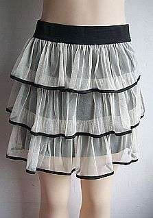 Lined Frilled Skirt. Size 34-36