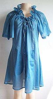 Sheer Cotton Dress. To Fit Sizes 34