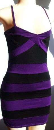 Black And Purple Dress. Size 34