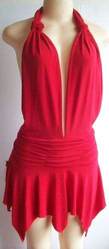 Skimpy Bareback Halter Dress. Size 34