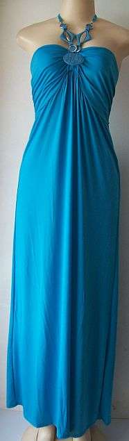 Long Blue Dress. Size  34 - 36