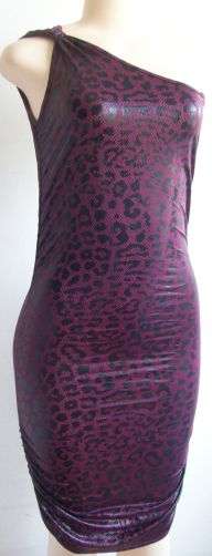 Stylish, Single Strap Animal Print Dress. To Fit Size 34