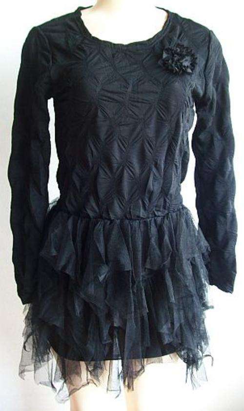 Black Net Dress. Size 34