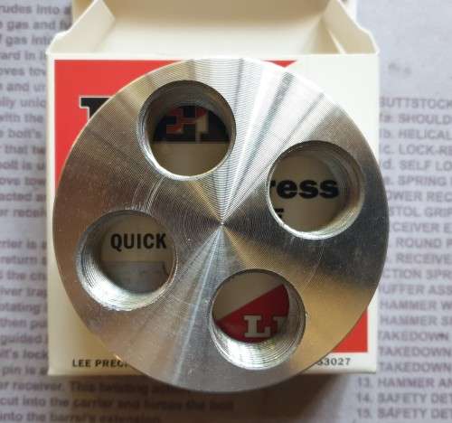 Lee Turret Press 4 Hole Quick Change Turret