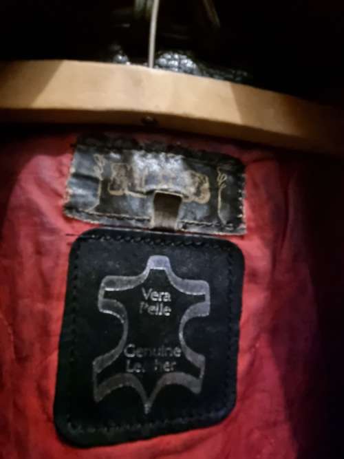 Johannesburg Traffic Department Leather Biker Jacket