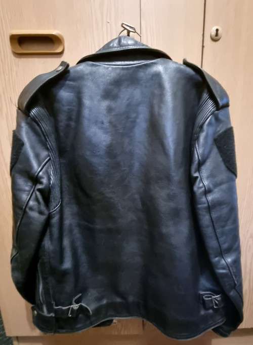 Johannesburg Traffic Department Leather Biker Jacket