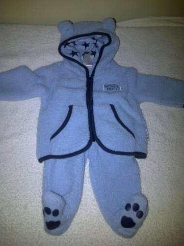 Moms no 1 baby bear outfit size 0 - 3 months + 2 vests