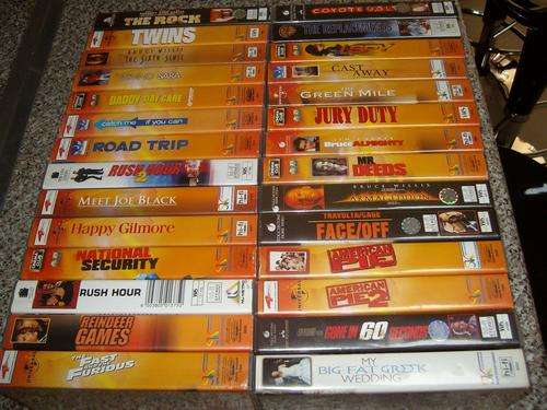 28 VHS Movies- Wide variety of comedy and action!!