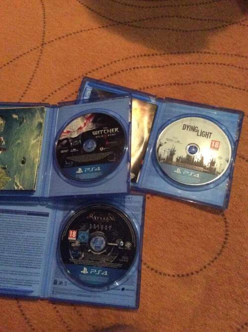 Ps4 Adventure gaming bundle(Witcher, Dying Light, Batman Arkham Knight)