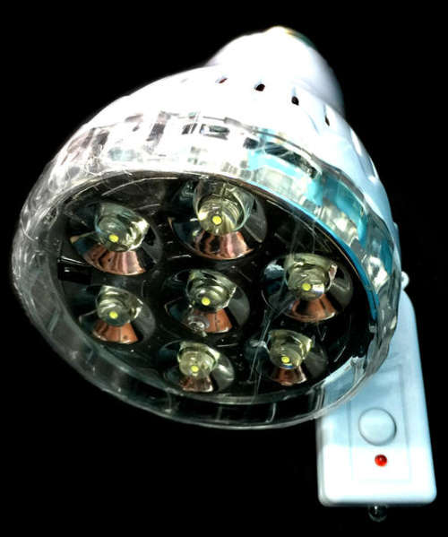 7 LED 3,5W auto charging remote-control emergency lamp Without Pin