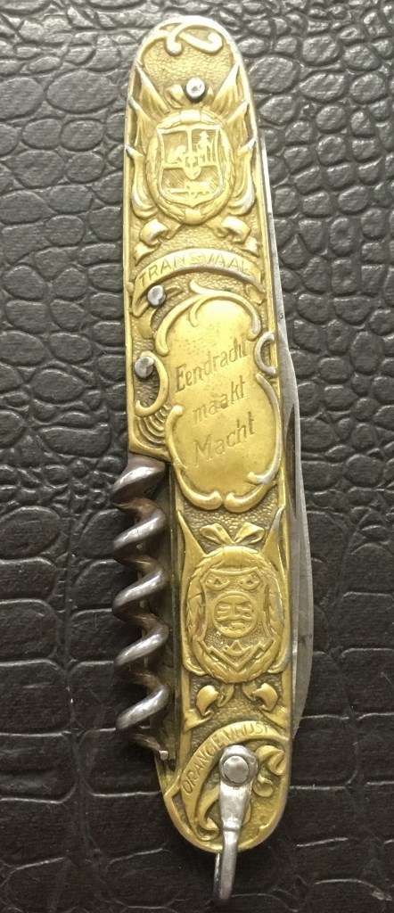 Vintage Kruger & De Wet pocket knife, blade by Carl Schlieper Solingen Germany