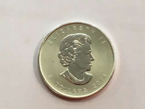 2014 1 oz Canadian Silver Bald Eagle Coin 999 Silver