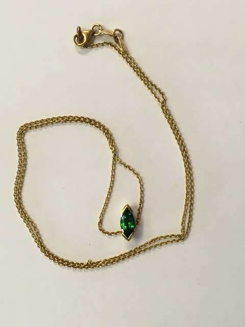 Browns 18ct Yellow Gold Set with Tourmaline Marquise