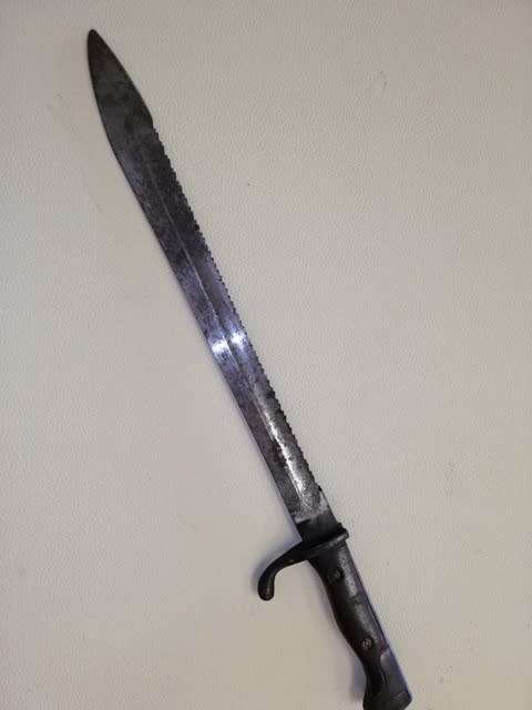 Sawback Bayonet - Possible German origin