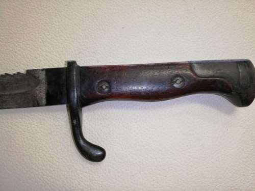 Sawback Bayonet - Possible German origin