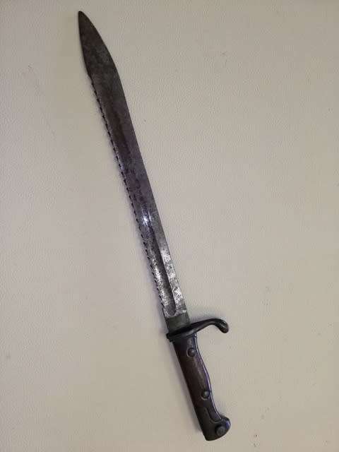Sawback Bayonet - Possible German origin