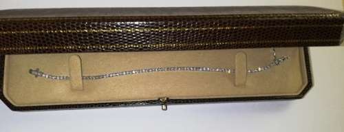 Browns Forever 18ct White Gold Tennis Bracelet