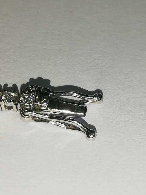 Browns Forever 18ct White Gold Tennis Bracelet