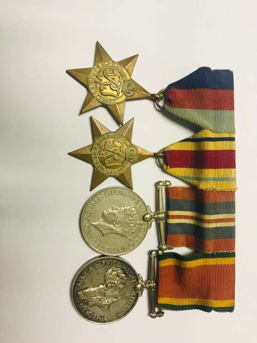WW2 Medal set (Group of 4) Awarded to N Binder 74721