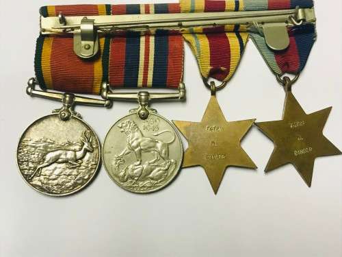 WW2 Medal set (Group of 4) Awarded to N Binder 74721