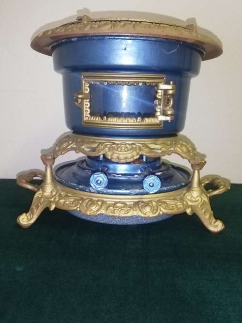 Haller Style Enamelware Stove - Complete