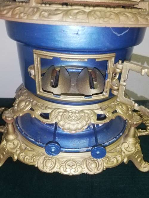 Haller Style Enamelware Stove - Complete