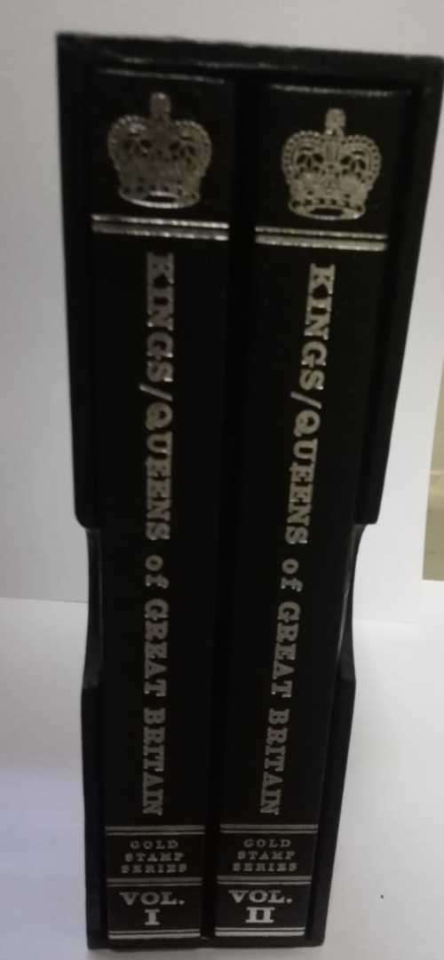 1977 FULL SET of 49 half gram 23K GOLD Stamps 1000 years Kings and Queens of England