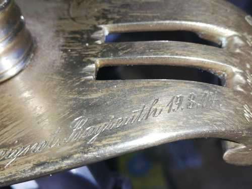 Possible Bavarian Sword - inscribed date 19.4.14