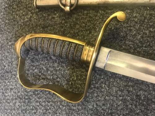 Possible Bavarian Sword - inscribed date 19.4.14