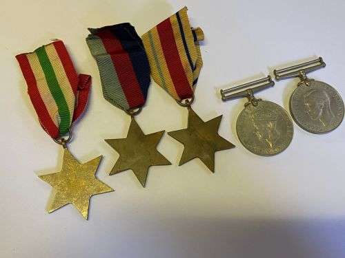 Unnamed WW2 Medal collection