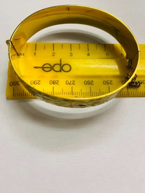 9ct Metal Core filigree design Bangle