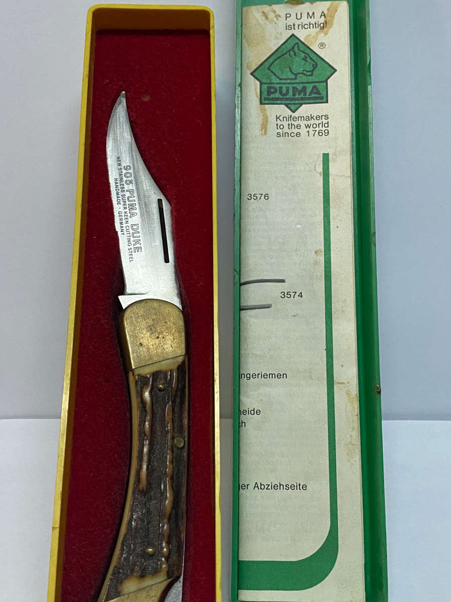 905 Puma Duke Folding Knife - In original Box - 1980`s