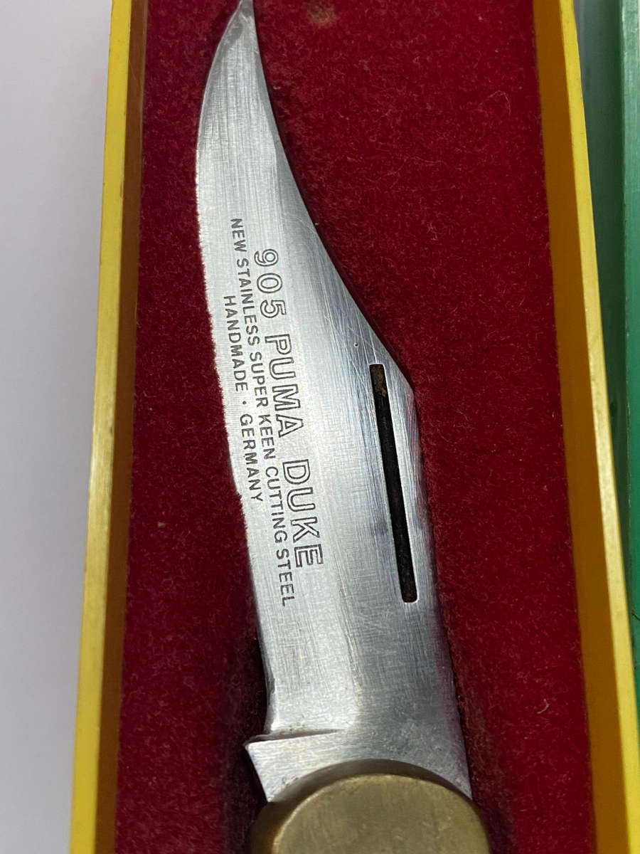 905 Puma Duke Folding Knife - In original Box - 1980`s