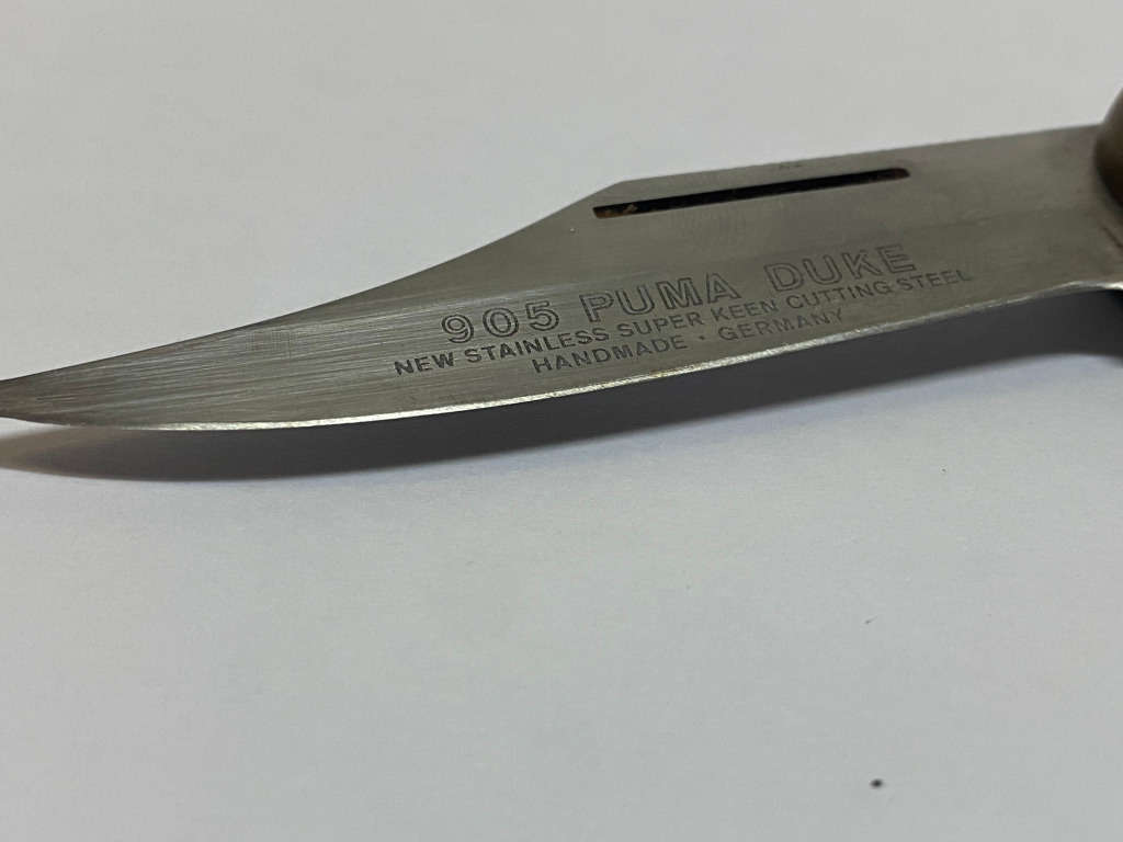 905 Puma Duke Folding Knife - In original Box - 1980`s