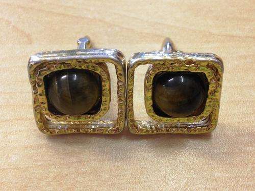 Tigers Eye Cufflinks