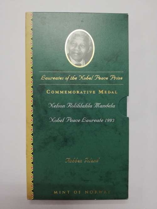 Laureates of the Nobel Peace prize - Robben Island - silver one ounce