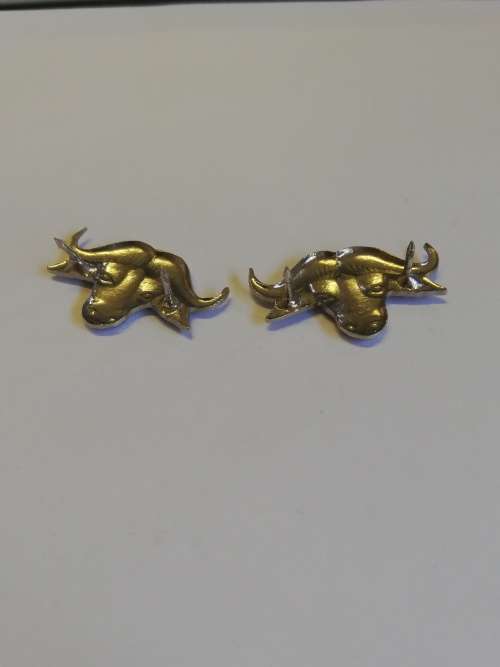 SADF - 32 Battalion VA Collar badge pair