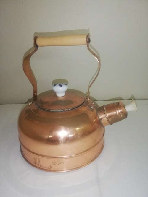 Vintage - Copper Whistling Kettle